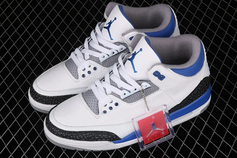 All categories Air Jordan Jordan series basketball shoes Air Jordan 3 G version Air Jordan 3 "Racer Blue" AJ3 Joe 3 Racing Blue CT8532-145